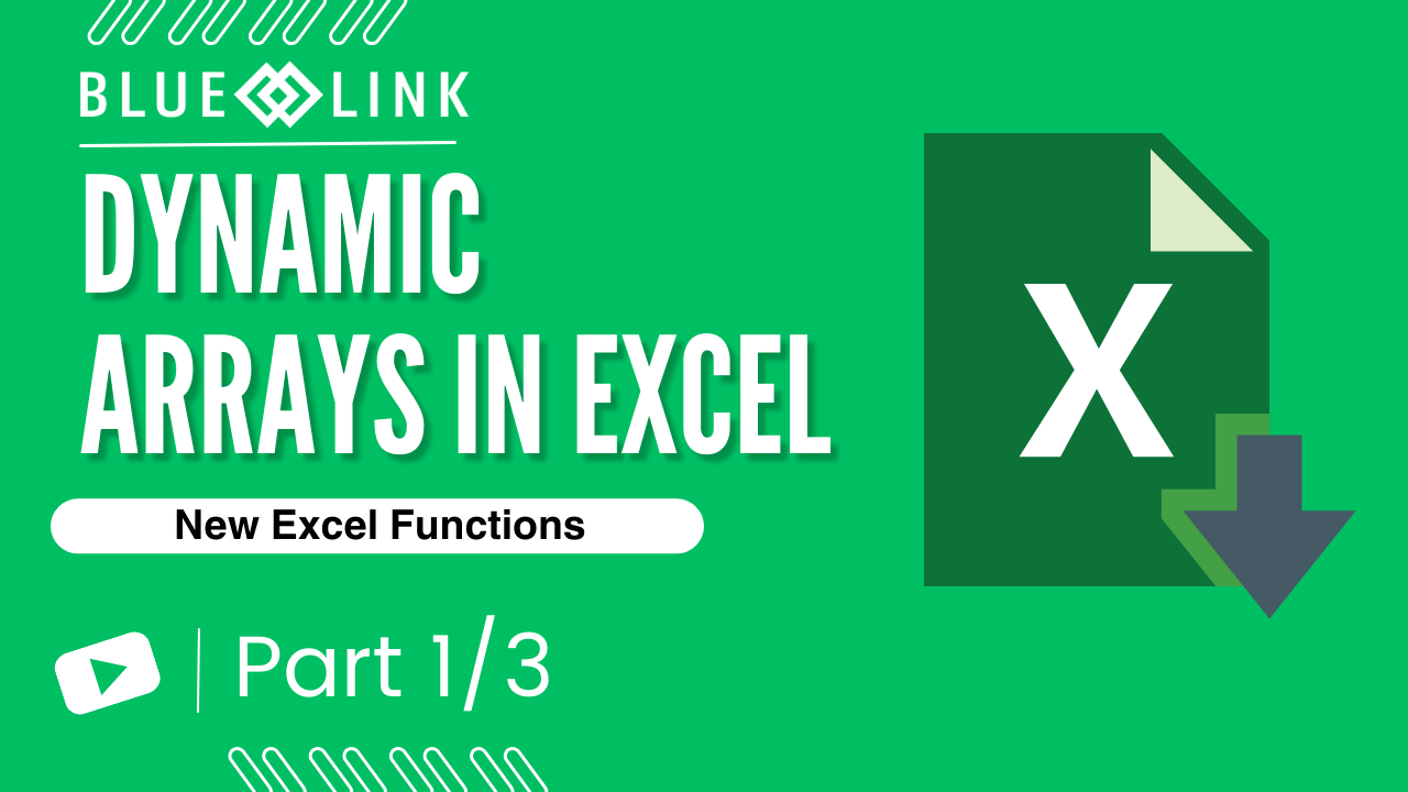 Dynamic Arrays In Excel Tutorial, part 1